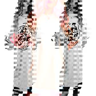 Cute Camp Sixth Grade Squad Camper Teacher Camping Lovers Women's Oversized Comfort T-shirt | Mazezy