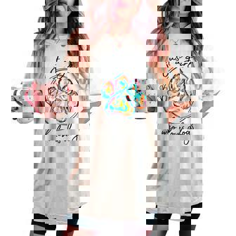 Dog Paw Print Just A Girl Who Loves Dogs Women's Oversized Comfort T-shirt | Seseable UK