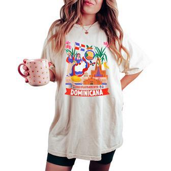 Dominican Republic Flag Idea For Republica Dominicana Women's Oversized Comfort T-shirt | Mazezy