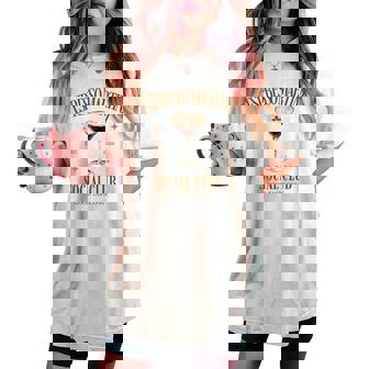 Espresso Martini Social Club Coffee Cocktail Back Print Women's Oversized Comfort T-shirt - Thegiftio