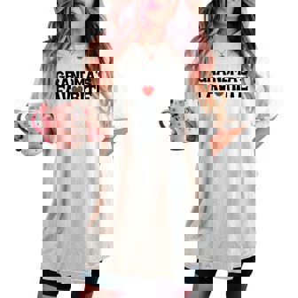 Familia Linda Favorita De La Abuela Para Nieto Nieta Camiseta extragrande cómoda para mujer - Regaloses