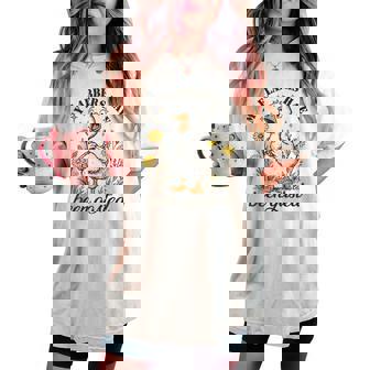 My Flabbers Have Been Gasted Goose Sarcastic Humor Women's Oversized Comfort T-shirt - Monsterry