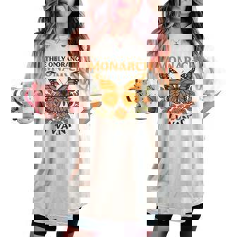 The Only Orange Monarch I Want Butterfly Vintage Women's Oversized Comfort T-shirt - Monsterry