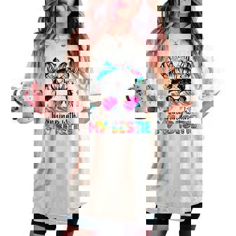 Twinning With My Bestie Spirit Week Girls Women's Oversized Comfort T-shirt | Mazezy