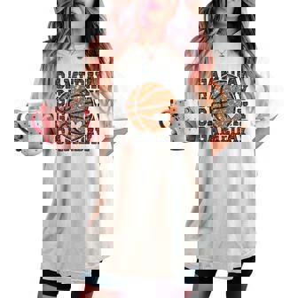 Game Day Basketball Mama Basketballer Sparkle Sports Women's Oversized Comfort T-shirt - Monsterry