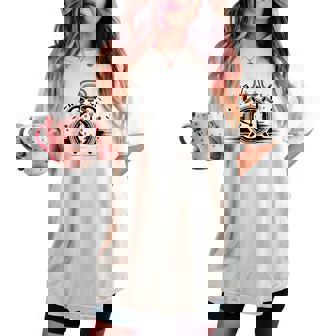 Horloge À Double Clocheintage T-shirt oversize confortable pour femme - Cadeauxyz