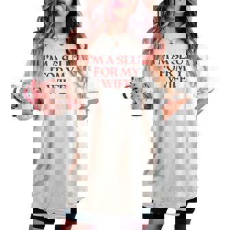 I'm Alut For My Wife Y2k Aesthetic Trendy レディースオーバーサイズコンフォートTシャツ - Kawaiitshirt