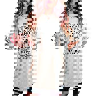 I'll Take My Whiskey Vintage Neat Because Ice Women Women's Oversized Comfort T-shirt - Thegiftio