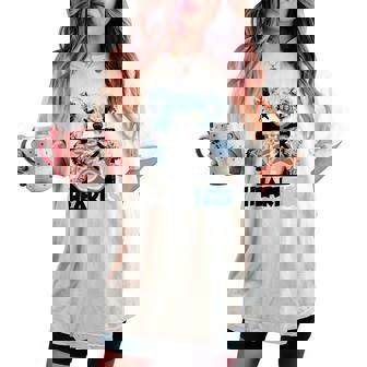 Legend Blue Black White 11S Matching For Women Women's Oversized Comfort T-shirt | Seseable CA