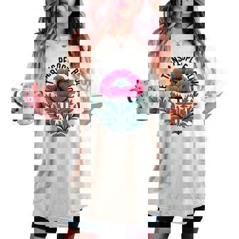 Let Trans People Bloom – Jolie Fleur D'allié De Fiertéibrante T-shirt oversize confortable pour femme - Cadeauxyz