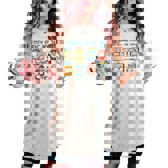 Literacy Is My Jam Literacy Teacher Reading Teacher Women's Oversized Comfort T-shirt - Thegiftio