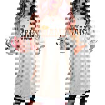 Mama Mom Western Family Matching Birthday Cowboy Cowgirl Women's Oversized Comfort T-shirt | Mazezy