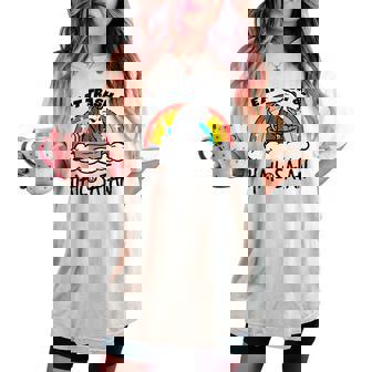 Opossum Eat Trash Hail Satan Possum Occult Women Women's Oversized Comfort T-shirt - Thegiftio