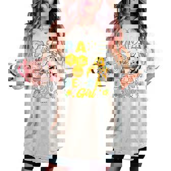 Papa Of The Bee-Day Girl Bee Birthday Party Women's Oversized Comfort T-shirt - Monsterry