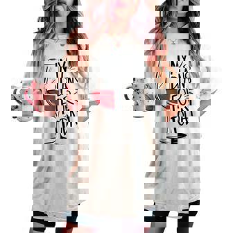 My Plans For Today Wine Lover Women's Oversized Comfort T-shirt | Mazezy