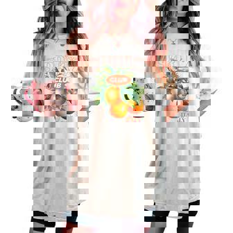 Pritz Club Fabriqué En Italie X Fresh Orange Avant T-shirt oversize confortable pour femme - Cadeauxyz