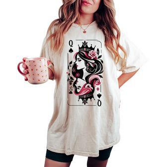 Queen Of Spades Yes Daddy Sexy Qos Women's Oversized Comfort T-shirt - Thegiftio UK