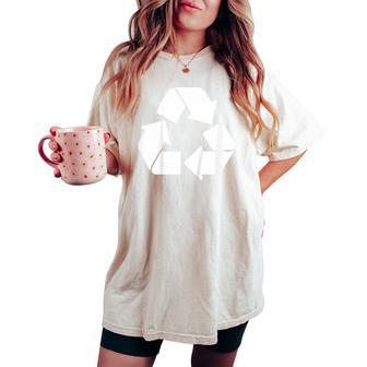 Recycling Logo Earth Day Toddler Boy Recycle Symbol Girls Women's Oversized Comfort T-shirt - Thegiftio UK