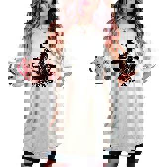 Rodéo De Cowgirl Du Texas À Cheval T-shirt oversize confortable pour femme - Cadeauxyz