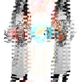 San Juan Puerto Rico Sea Turtle Women's Oversized Comfort T-shirt | Seseable FR