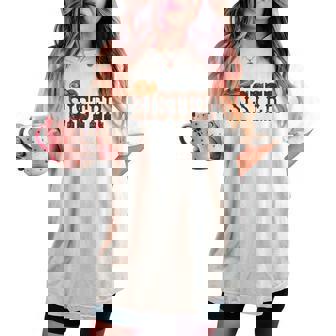 Sister Western Family Matching Birthday Cowboy Cowgirl Women's Oversized Comfort T-shirt - Thegiftio