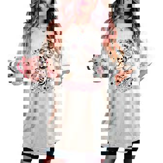 Skeleton Messy Bun Costume Mom Halloween Women's Oversized Comfort T-shirt - Thegiftio