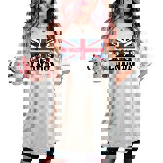 Souvenir De Londres Angleterre Royaume-Unioyageacances Hommes S T-shirt oversize confortable pour femme - Cadeauxyz