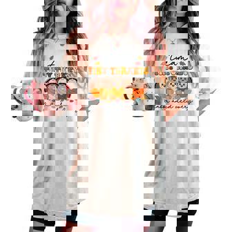 Team Tiny Turkeys Labor And Delivery Nurse Thanksgiving Fall Women's Oversized Comfort T-shirt - Monsterry