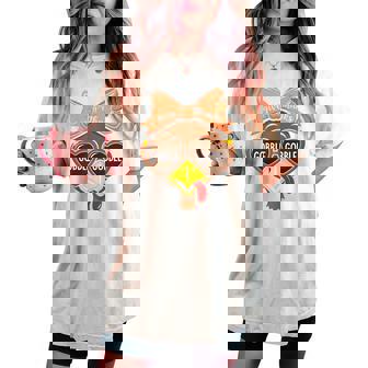 Thanksgiving Outfit Toddler Girl Turkey For Women Women's Oversized Comfort T-shirt | Mazezy