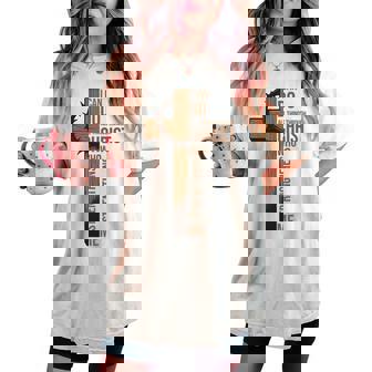 I Can Do All Things Through Christ Jesus Christian Religious Women's Oversized Comfort T-shirt | Seseable CA