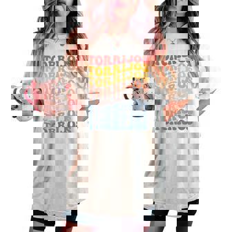 Torrijos City Groovy Retro Camiseta extragrande cómoda para mujer - Regaloses