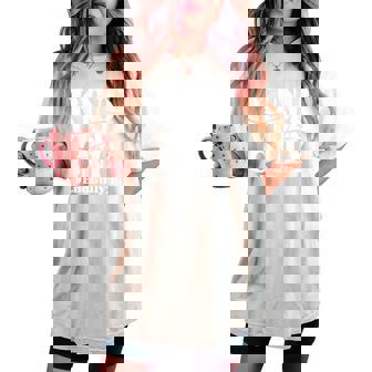 Unity Day Orange Kind Vibes Only Anti Bullying Groovy Women's Oversized Comfort T-shirt | Seseable CA