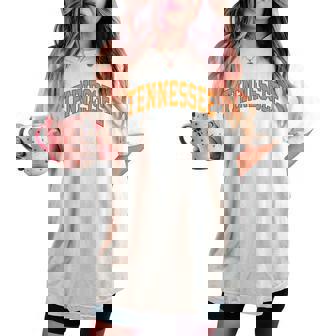 Vintage Tennessee Orange Tennessee Retro Orange Tn Women's Oversized Comfort T-shirt - Monsterry