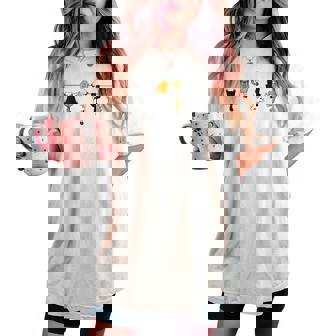 猫 ぶら下がり かわいい ネコ 面白い ペット ネコ好き 猫のお母さん 猫のお父さん 動物好き キャットラバー レディースオーバーサイズコンフォートTシャツ - Kawaiitshirt