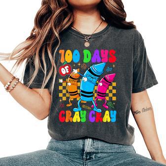 100 Days Cray Cray Of School Teacher Boys Girls Women's Oversized Comfort T-Shirt - Thegiftio UK