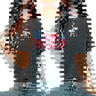 100 Days Of School Things Retro Vintage School Teacher Women's Oversized Comfort T-Shirt | Seseable FR