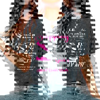 10Th Birthday Official Double Digits Ten 10 Years Old Girls Women's Oversized Comfort T-Shirt - Seseable