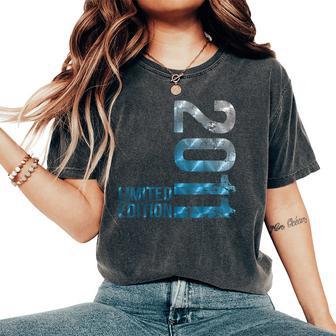 15Th Birthday Boy Girl 15 Years Old Vintage 2011 Women's Oversized Comfort T-Shirt - Thegiftio UK