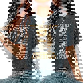 1992年2月34歳の誕生日男性と女性のための素晴らしいテディベア。 レディースオーバーサイズコンフォートTシャツ - Kawaiitshirt