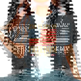 250Th America Anniversary Independence 250 Years Of Freedom Women's Oversized Comfort T-Shirt | Seseable UK