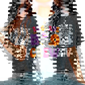 3Rd Grade Boo Crew Spooky Third Grade Halloween Teacher Women's Oversized Comfort T-Shirt | Mazezy