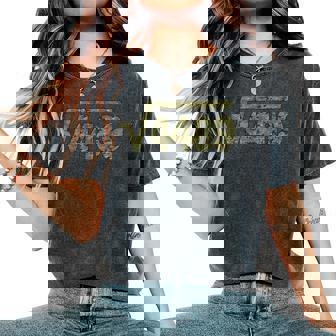 6 7 Army Pattern Meme Square Root 4489 Slang Math Teacher Women's Oversized Comfort T-Shirt | Mazezy