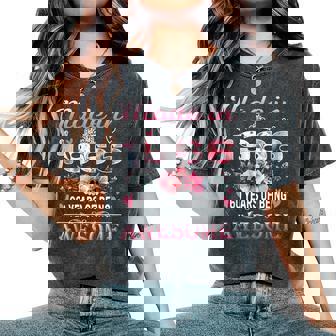 60Th Birthday Made In 1966 60 Years Of Being Awesome Floral Women's Oversized Comfort T-Shirt | Seseable FR