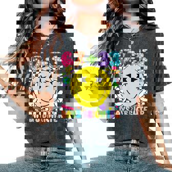 67 33 Days Brighter Smile Face 100 Days Of School Boy Girl Women's Oversized Comfort T-Shirt | Seseable CA