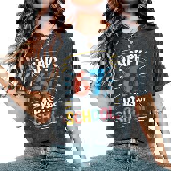 67 Days Of School Happy 67 Days Of School Student Teacher Women's Oversized Comfort T-Shirt | Mazezy