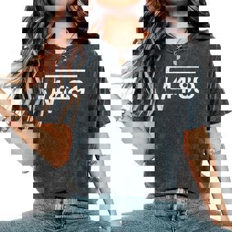 67 Six Seven 6-7 Meme Square Root 4489 Slang Math Teacher Women's Oversized Comfort T-Shirt - Monsterry