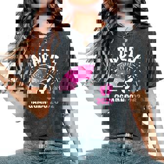 Abuela 2026 Cargando Futuro Abuela Anuncio De Embarazo 2026 Camiseta extragrande cómoda para mujer - Regaloses