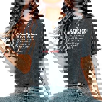 Anatomy Teacher Definition Science Teachers Women's Oversized Comfort T-Shirt | Mazezy