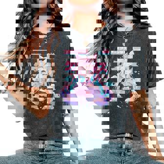 Anime Waifu Cute Anime Manga Cat Girl Sweet Retro Japan Women's Oversized Comfort T-Shirt | Mazezy