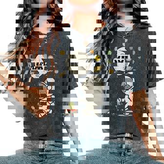 Astronaut Mama Space Birthday Women's Oversized Comfort T-Shirt | Mazezy